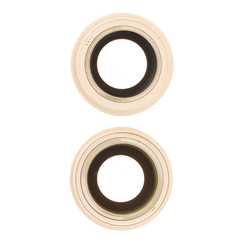 Back Camera Lens for iPhone 15/15 Plus Yellow HQ 2pcs in one set