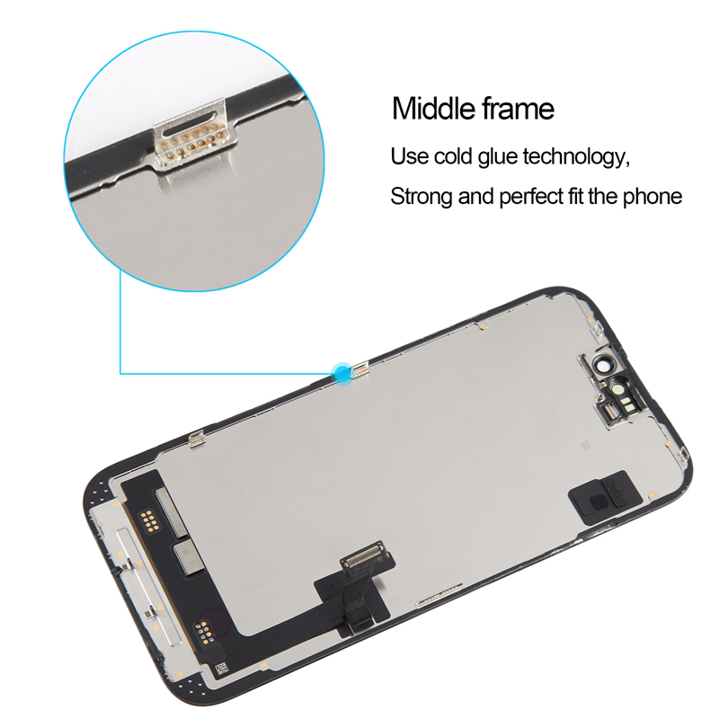 Screen Replacement for iPhone 15 Black Original Refurbished