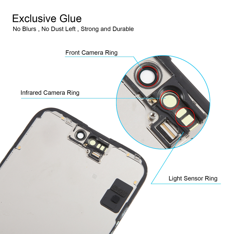 Screen Replacement for iPhone 15 Black Original Refurbished