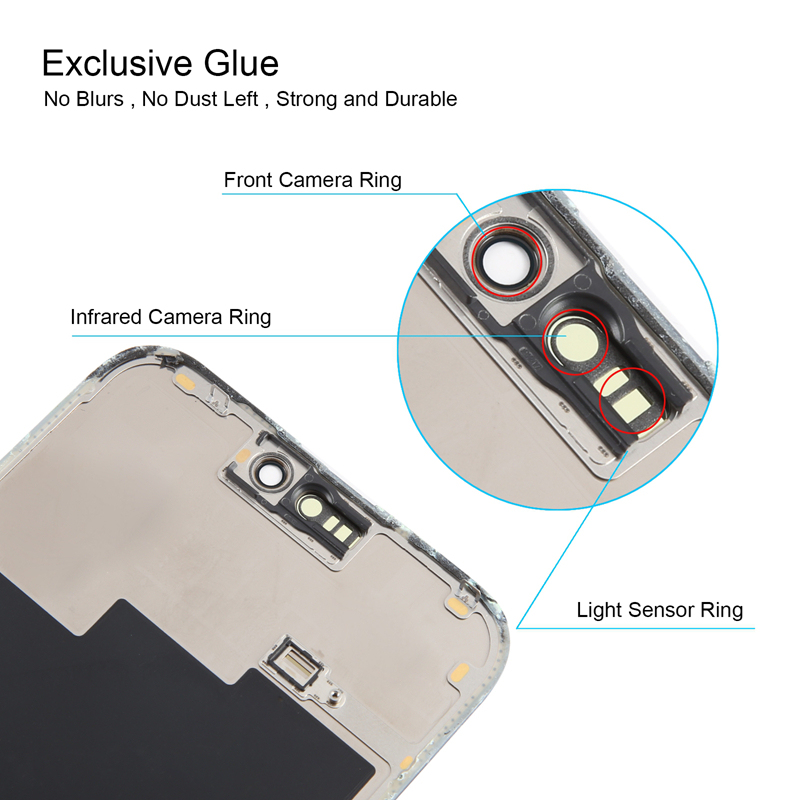 Screen Replacement for iPhone 15 Pro Max Black Original