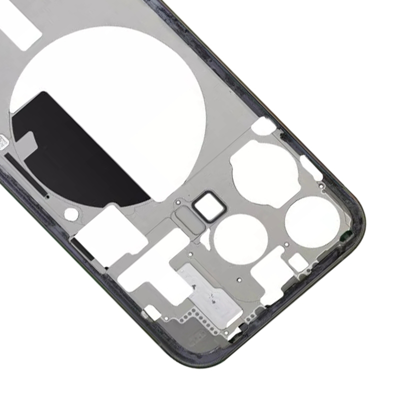 Middle Frame with Side Buttons + SIM Card Tray for iPhone 15 Pro A2848 USA Version Black Titanium OEM