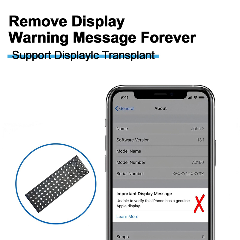 Screen Replacement for iPhone 15 Pro IC Removable Version JK Black Incell
