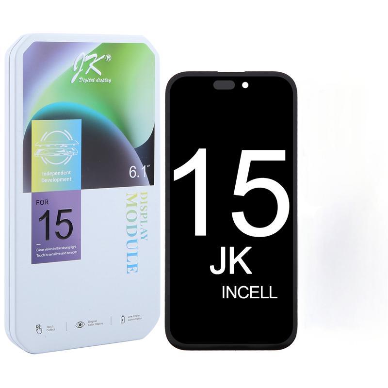 Screen Replacement for iPhone 15 JK Black Incell