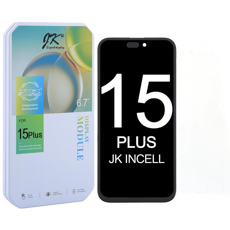 Screen Replacement for iPhone 15 Plus IC Removable Version JK Black Incell