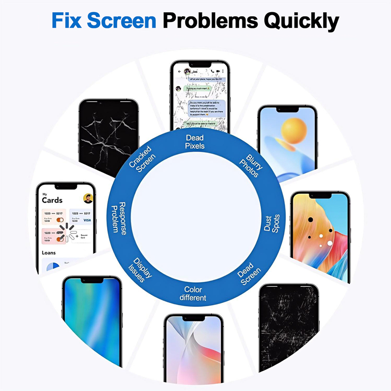 Screen Replacement for iPhone 15 IC Removable Version DD Soft OLED Black HQ