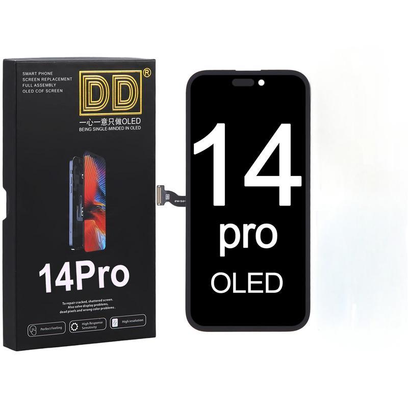 Screen Replacement for iPhone 14 Pro IC Removable Version DD 120Hz Soft OLED Black HQ