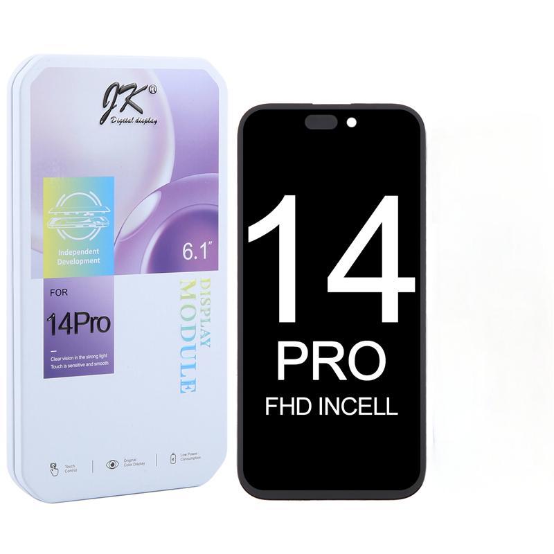 Screen Replacement for iPhone 14 Pro IC Removable Version JK Black Incell