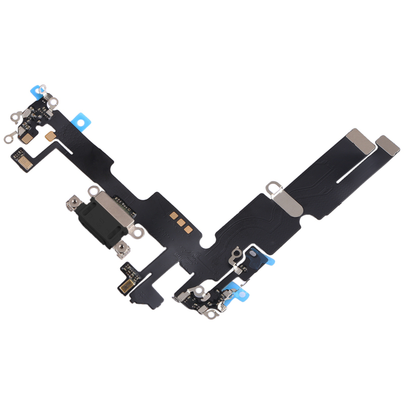 Charging Port Flex Cable for iPhone 14 Plus Black HQ
