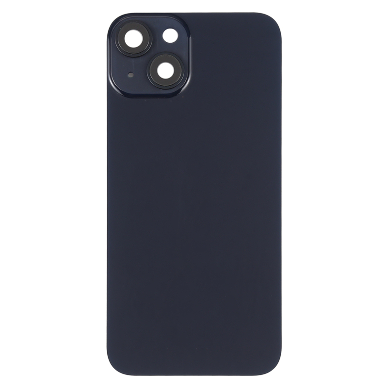 Battery Door + Back Camera Lens and Bezel with Magnetism Ring+Metal Plate for iPhone 14 HQ
