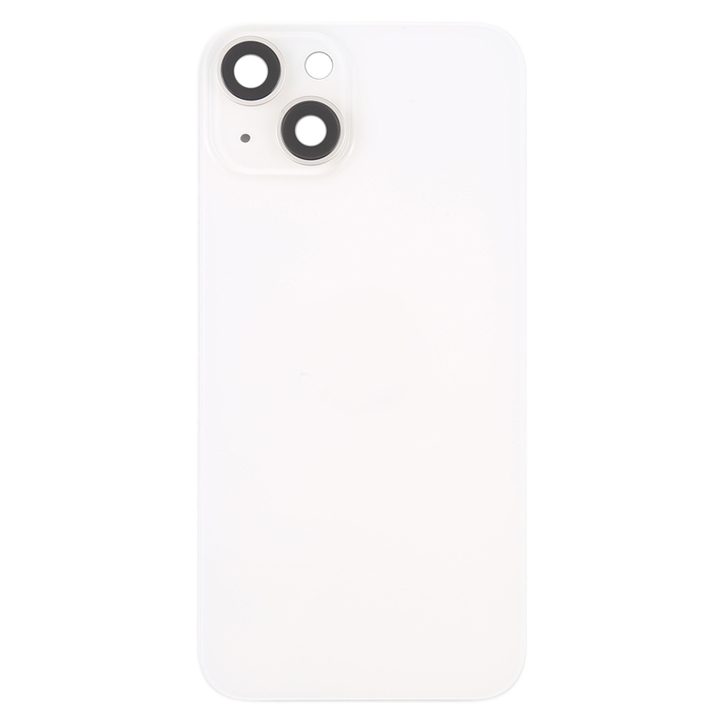 Battery Door + Back Camera Lens and Bezel with Magnetism Ring+Metal Plate for iPhone 14 HQ
