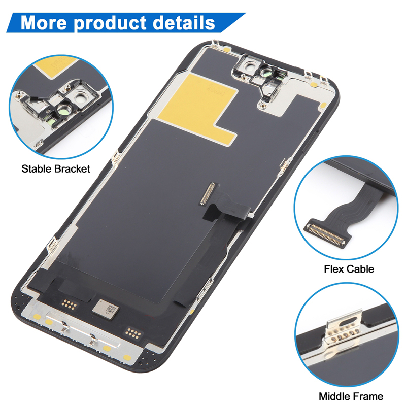 Screen Replacement for iPhone 14 Pro IC Removable Version ZY Black Incell
