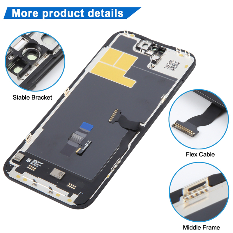 Screen Replacement for iPhone 14 Pro IC Removable Version JK Black Incell