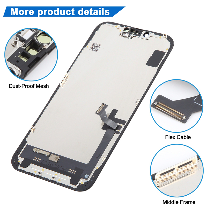 Screen Replacement for iPhone 14 Plus IC Removable Version JK Black Incell