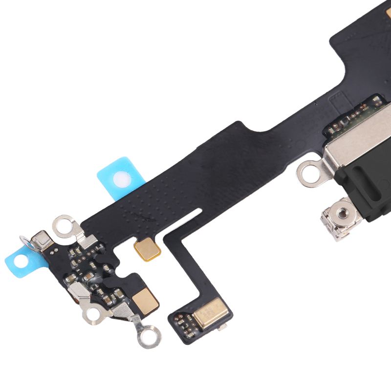 Charging Port Flex Cable for iPhone 14 Plus Black HQ