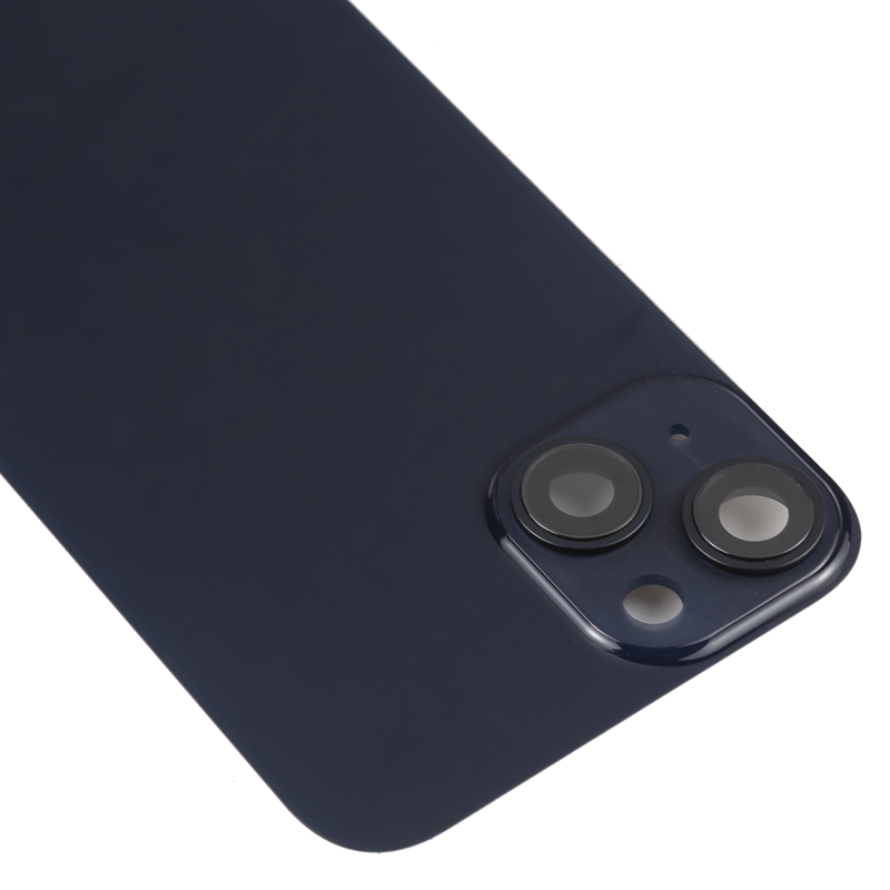Battery Door + Back Camera Lens and Bezel with Magnetism Ring+Metal Plate for iPhone 14 HQ