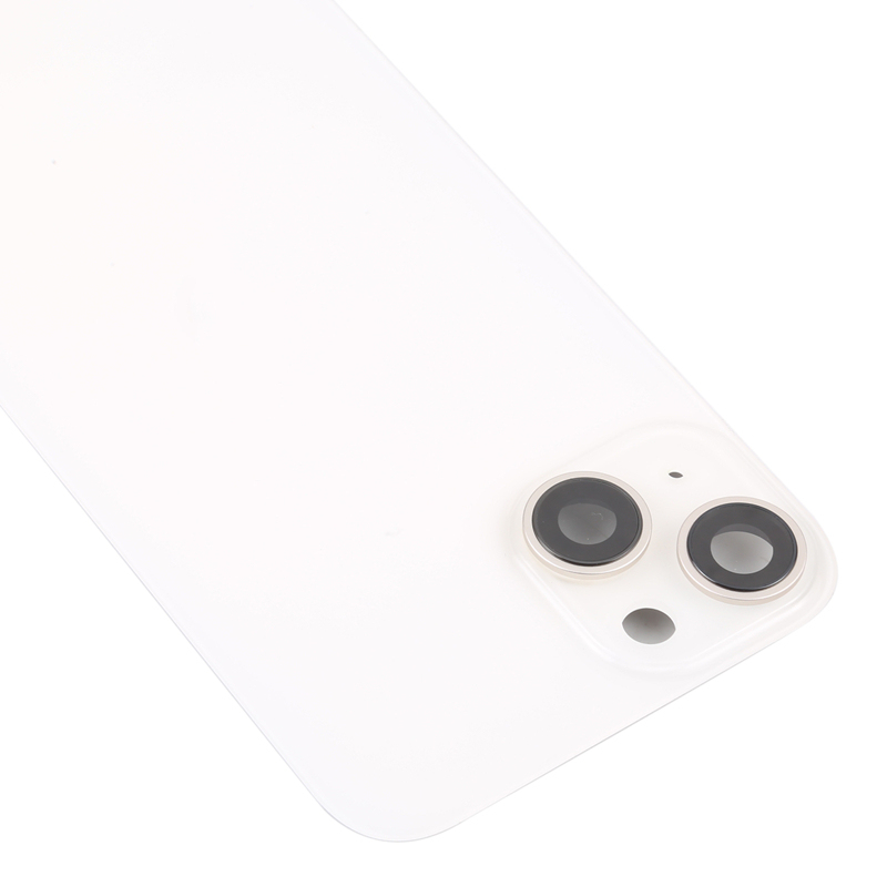 Battery Door + Back Camera Lens and Bezel with Magnetism Ring+Metal Plate for iPhone 14 HQ