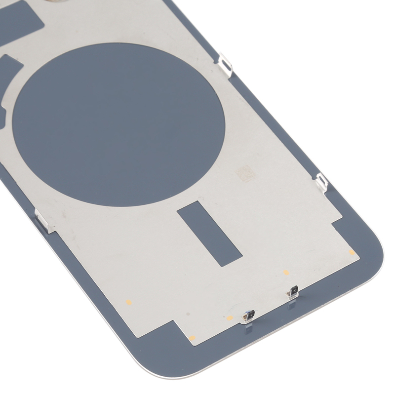 Battery Door + Back Camera Lens and Bezel with Magnetism Ring+Metal Plate for iPhone 14 Plus Black HQ