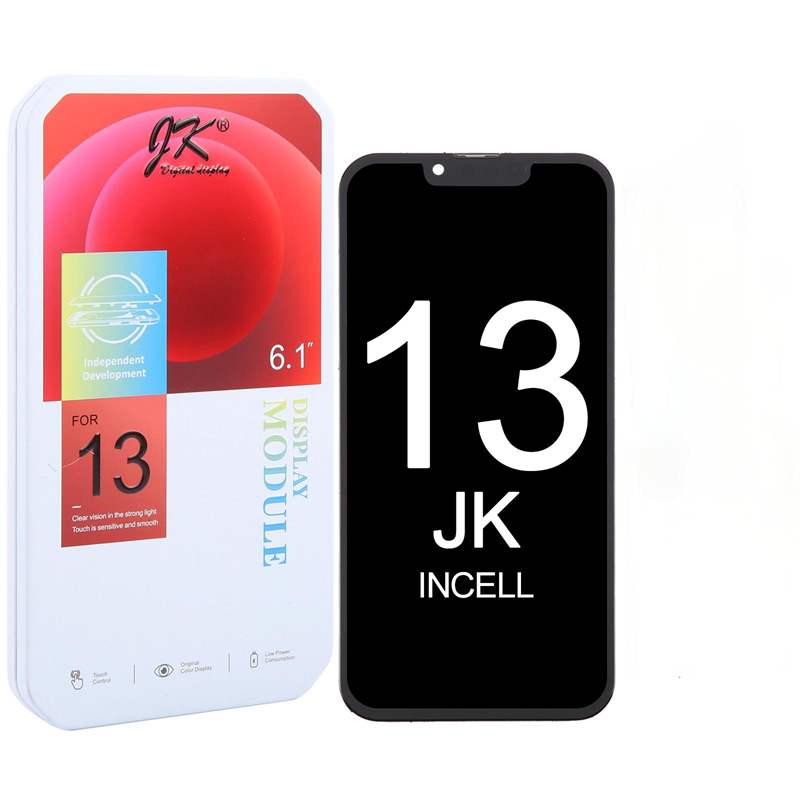 Screen Replacement for iPhone 13 6.1" IC Removable Version JK Black Incell