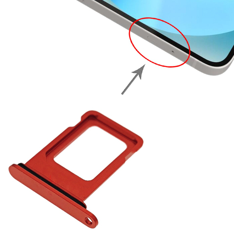 SIM Card Tray for iPhone 13 6.1" Single Card Version Red Ori
