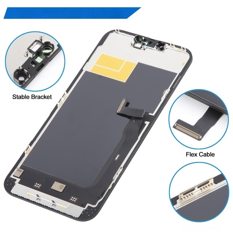 Screen Replacement for iPhone 13 Pro Max 6.7" IC Removable Version ZY Black Incell