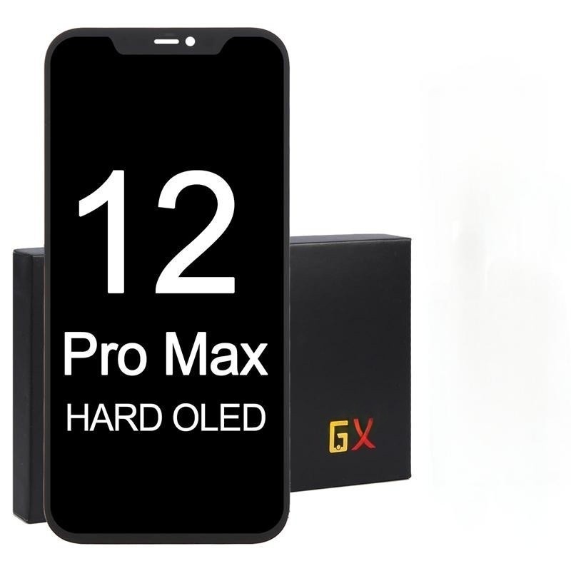 Screen Replacement for iPhone 12 Pro Max IC Removable Version GX Soft OLED Black HQ
