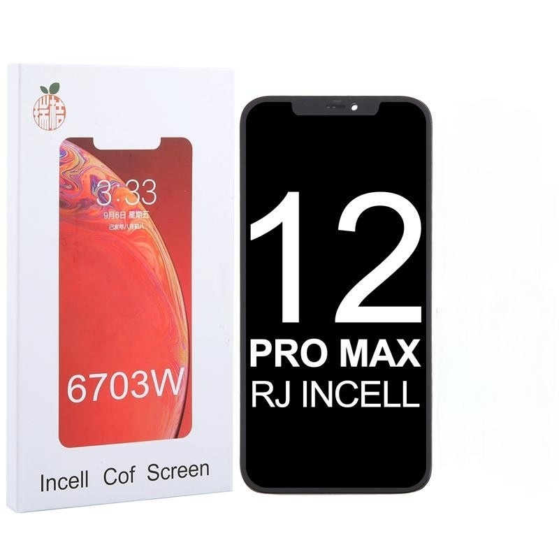 Screen Replacement for iPhone 12 Pro Max RJ Black Incell