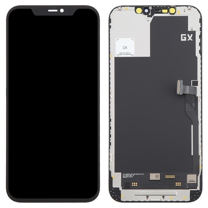 Screen Replacement for iPhone 12 Pro Max IC Removable Version GX Soft OLED Black HQ