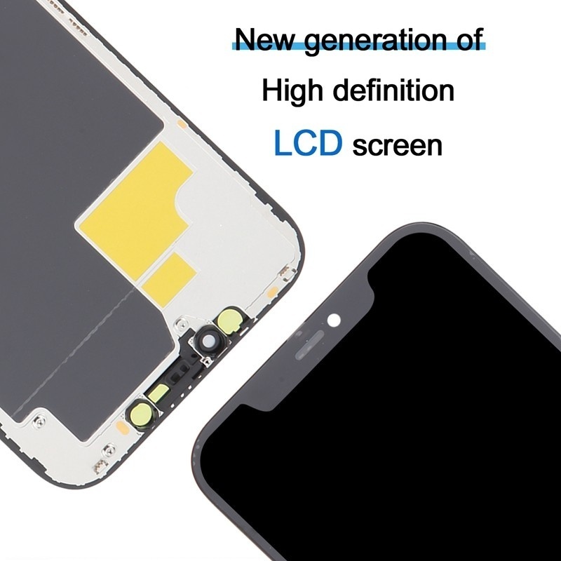 Screen Replacement for iPhone 12 Pro Max Big Notch Screen Version ZY Black Incell
