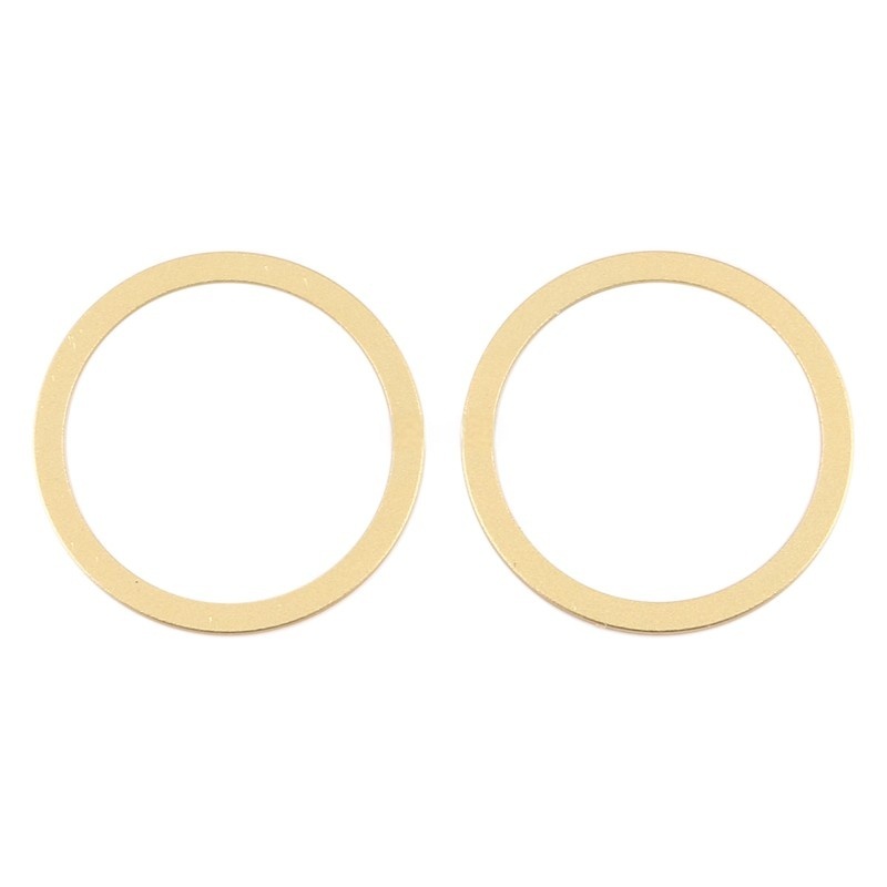 No Need Grinding Rear Camera iron Ring Bezel for iPhone 12/12 Mini OEM 2pcs in one set