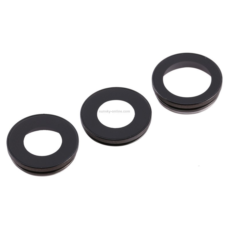 Back Camera Lens for iPhone 12 Pro Black Ori 3pcs in one set