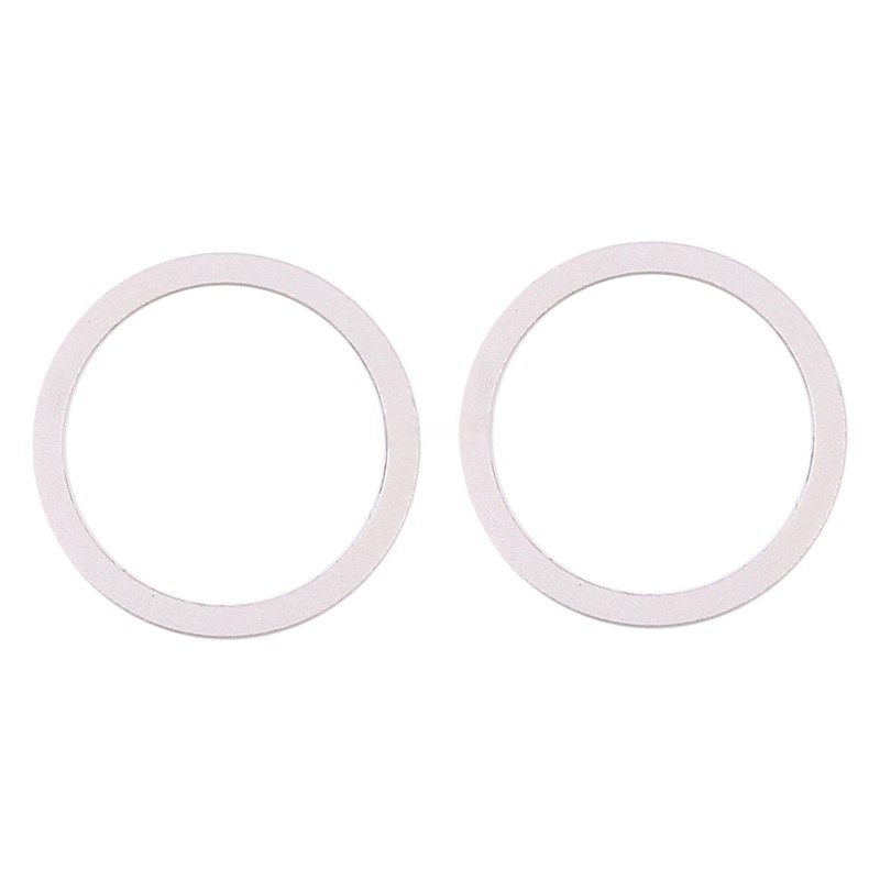 No Need Grinding Rear Camera iron Ring Bezel for iPhone 12/12 Mini OEM 2pcs in one set