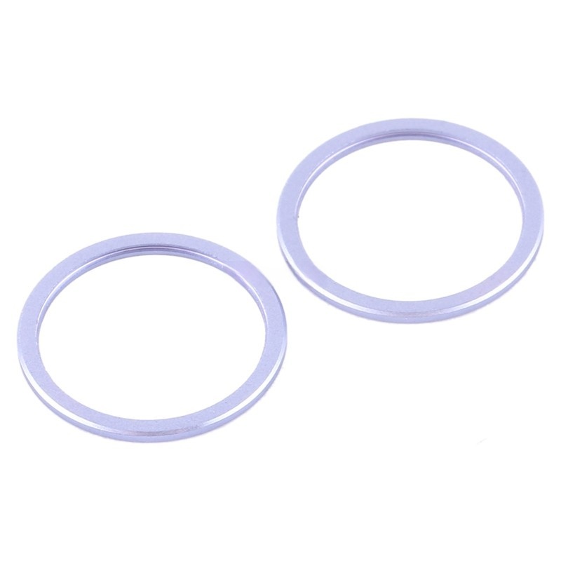 No Need Grinding Rear Camera iron Ring Bezel for iPhone 12/12 Mini OEM 2pcs in one set