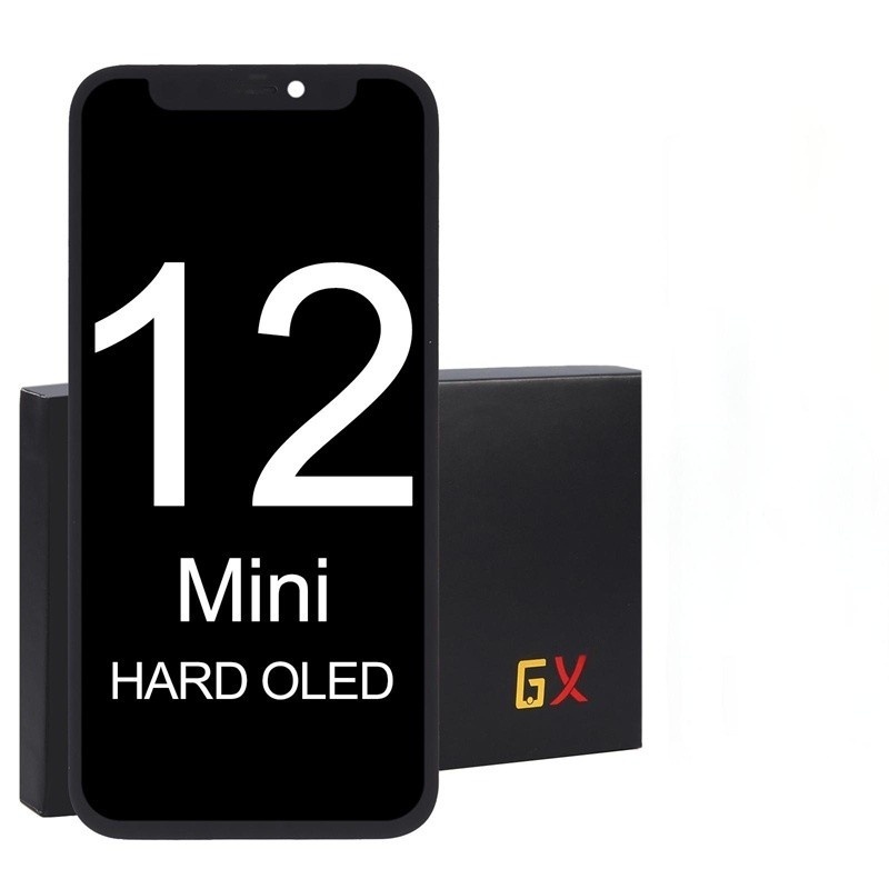 Screen Replacement for iPhone 12 Mini GX Hard OLED Black HQ