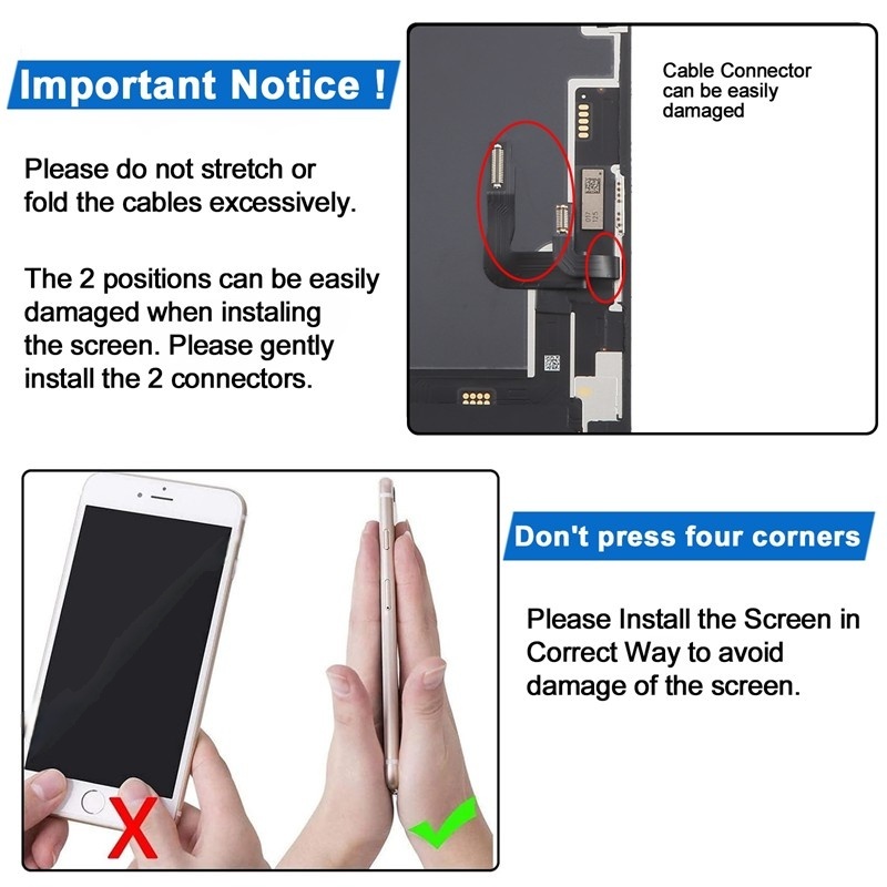 Screen Replacement for iPhone 12/12 Pro IC Removable Version JK Soft OLED Black HQ