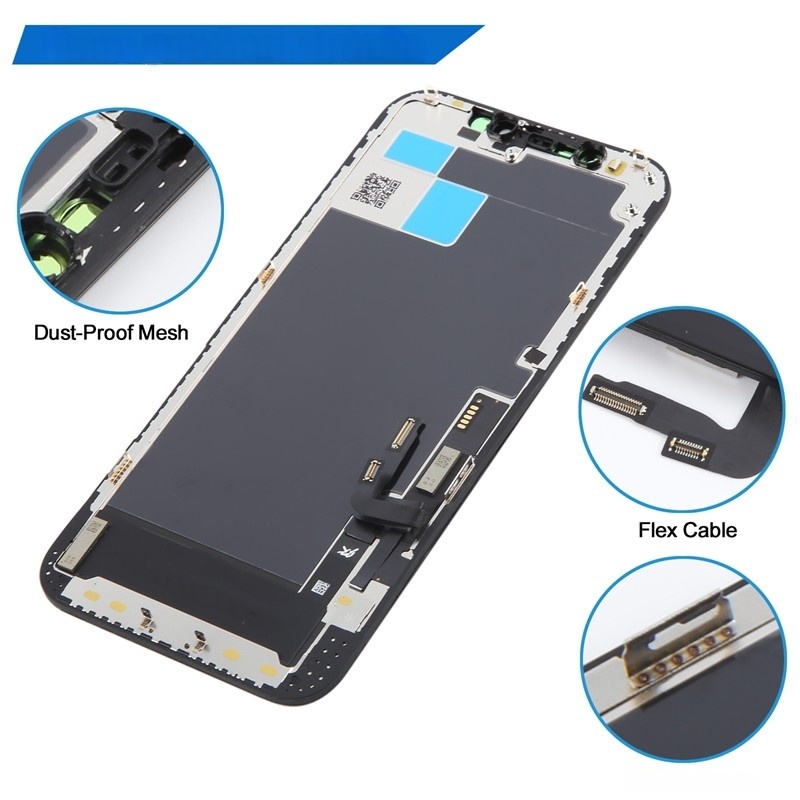 Screen Replacement for iPhone 12/12 Pro JK Black Incell