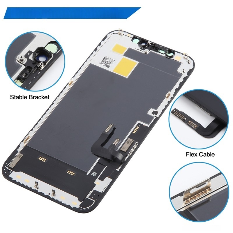 Screen Replacement for iPhone 12/12 Pro IC Removable Version JK Soft OLED Black HQ