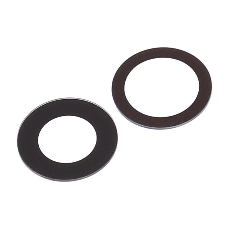 Back Camera Lens for iPhone 12/12 Mini Black HQ 2pcs in one set