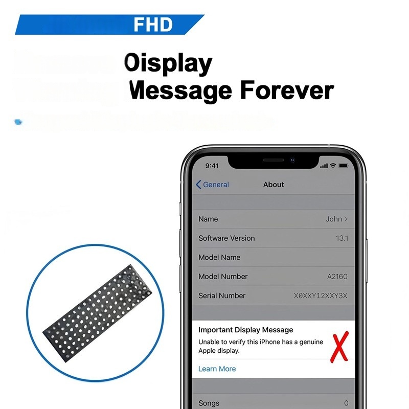 Screen Replacement for iPhone 12/12 Pro JK Black Incell