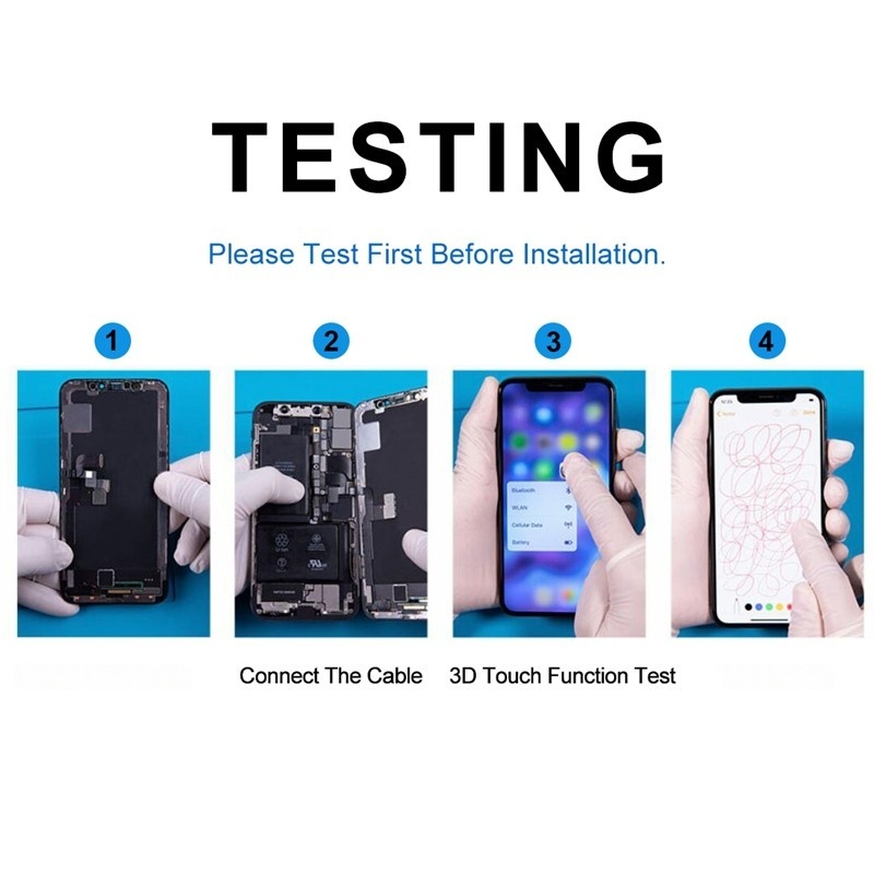 Screen Replacement for iPhone 12/12 Pro Black Ori