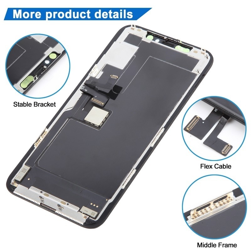 Screen Replacement for iPhone 11 Pro IC Removable Version RJ Black Incell