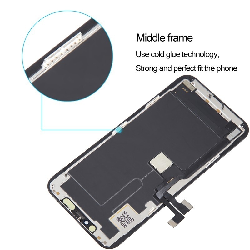 Screen Replacement for iPhone 11 Pro IC Removable Version Hard OLED Black HQ