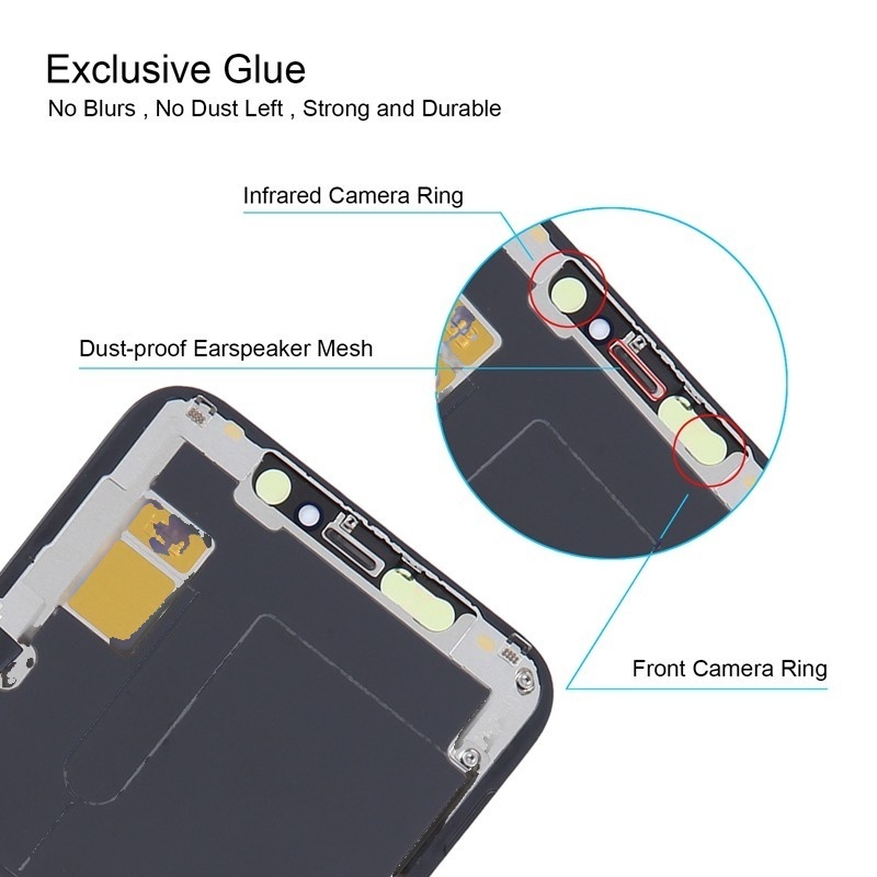 Screen Replacement for iPhone 11 Pro Soft OLED Black HQ