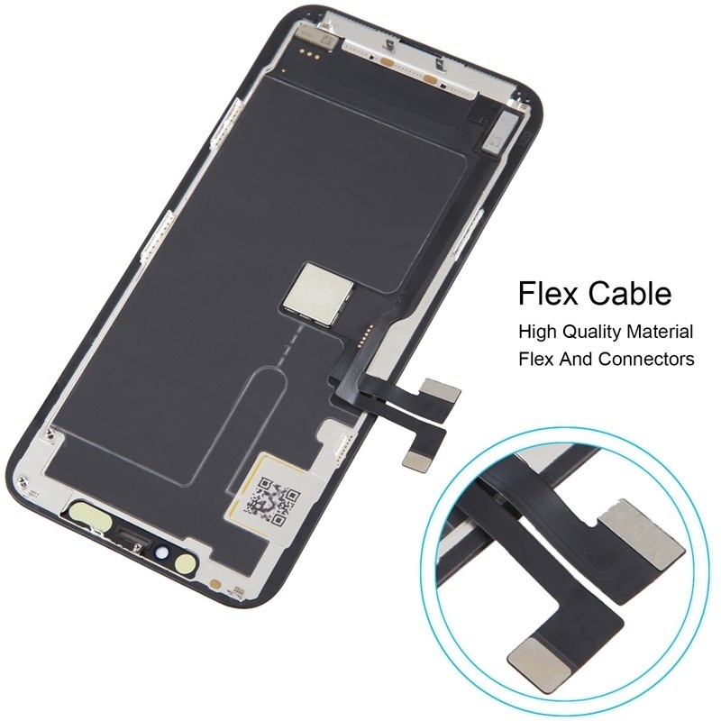 Screen Replacement for iPhone 11 Pro IC Removable Version Hard OLED Black HQ