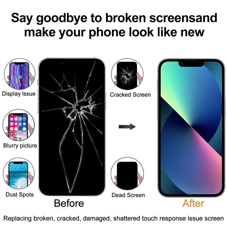 Screen Replacement for iPhone 11 GX Black Incell