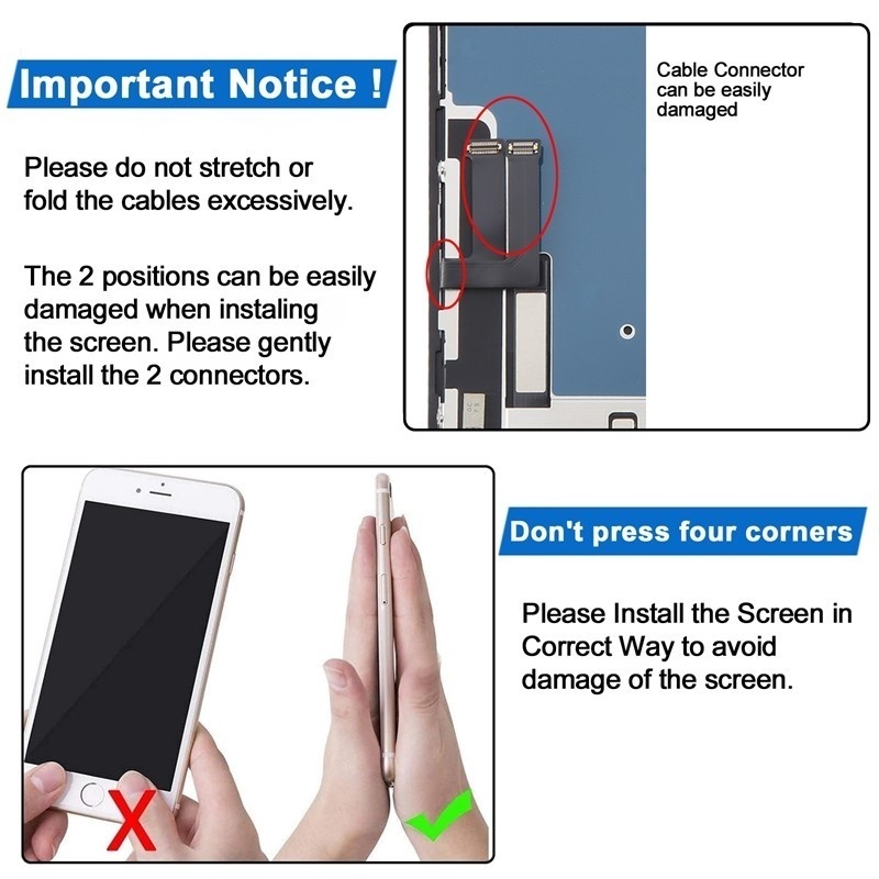 Screen Replacement for iPhone 11 IC Removable Version RJ Black Incell