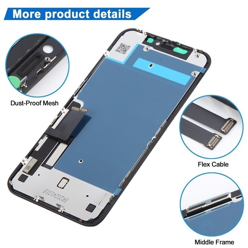 Screen Replacement for iPhone 11 IC Removable Version JK Black Incell