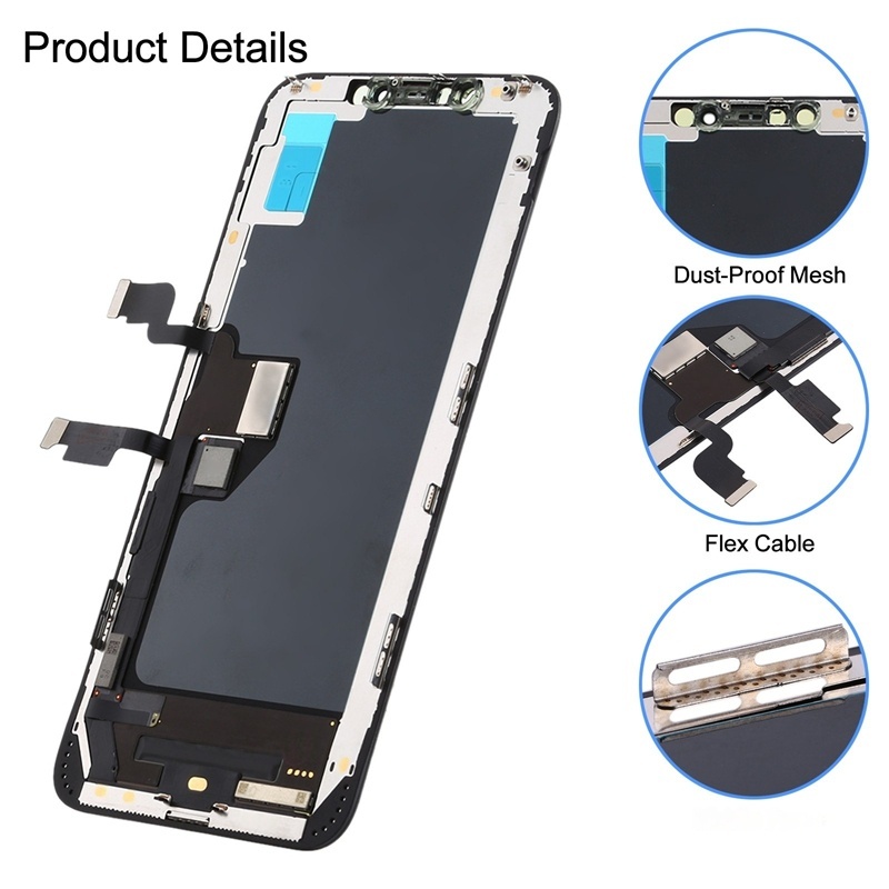 Screen Replacement for iPhone XS Max GX Hard OLED Black HQ