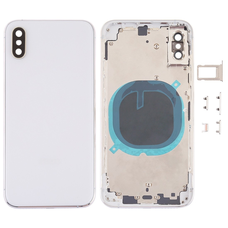 Back Cover only for iPhone XS HQ (White)