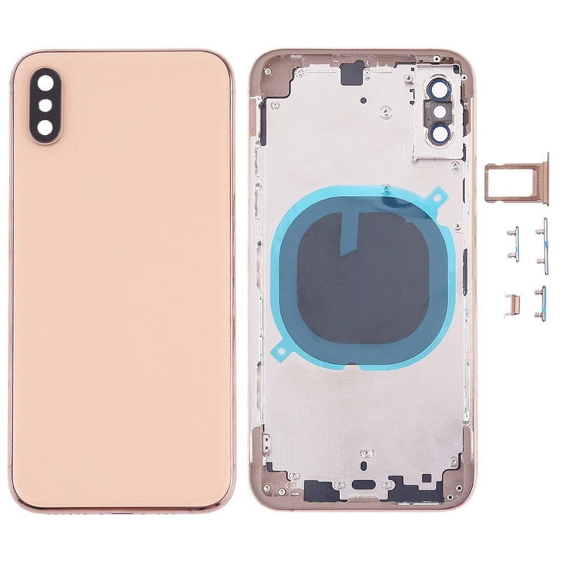 Back Cover only for iPhone XS HQ (Gold)