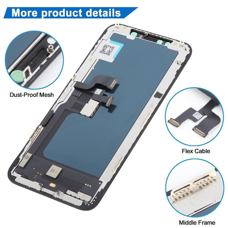 Screen Replacement for iPhone XS JK Black Incell